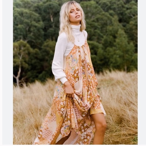 Spell Freda Strappy Maxi Dress NWT XS - Picture 9 of 9